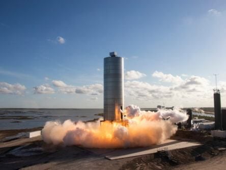 SpaceX launches and lands its Starship prototype for the first time